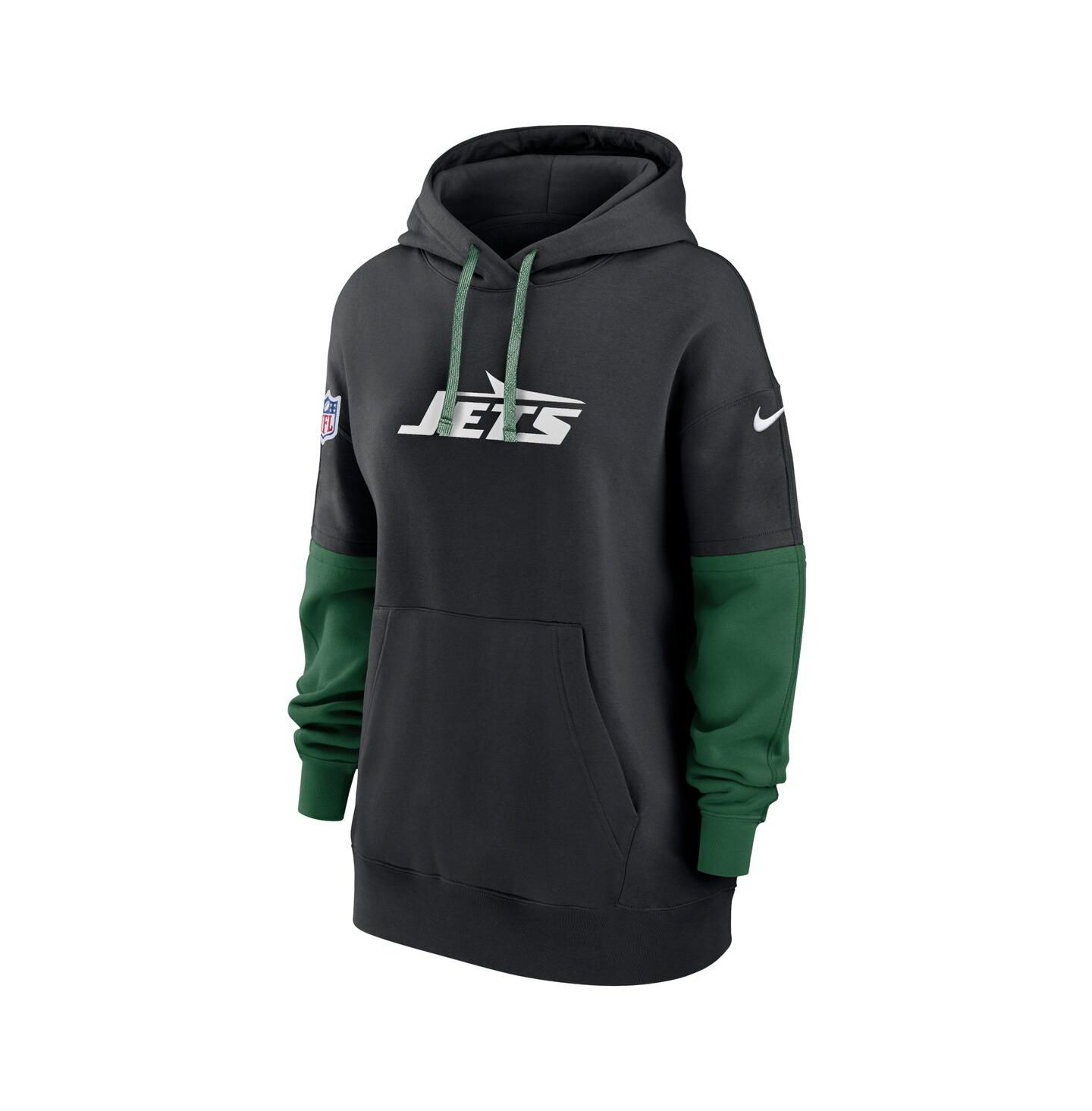 Женское худи Nike Black New York Jets Sideline Essential — фото 2