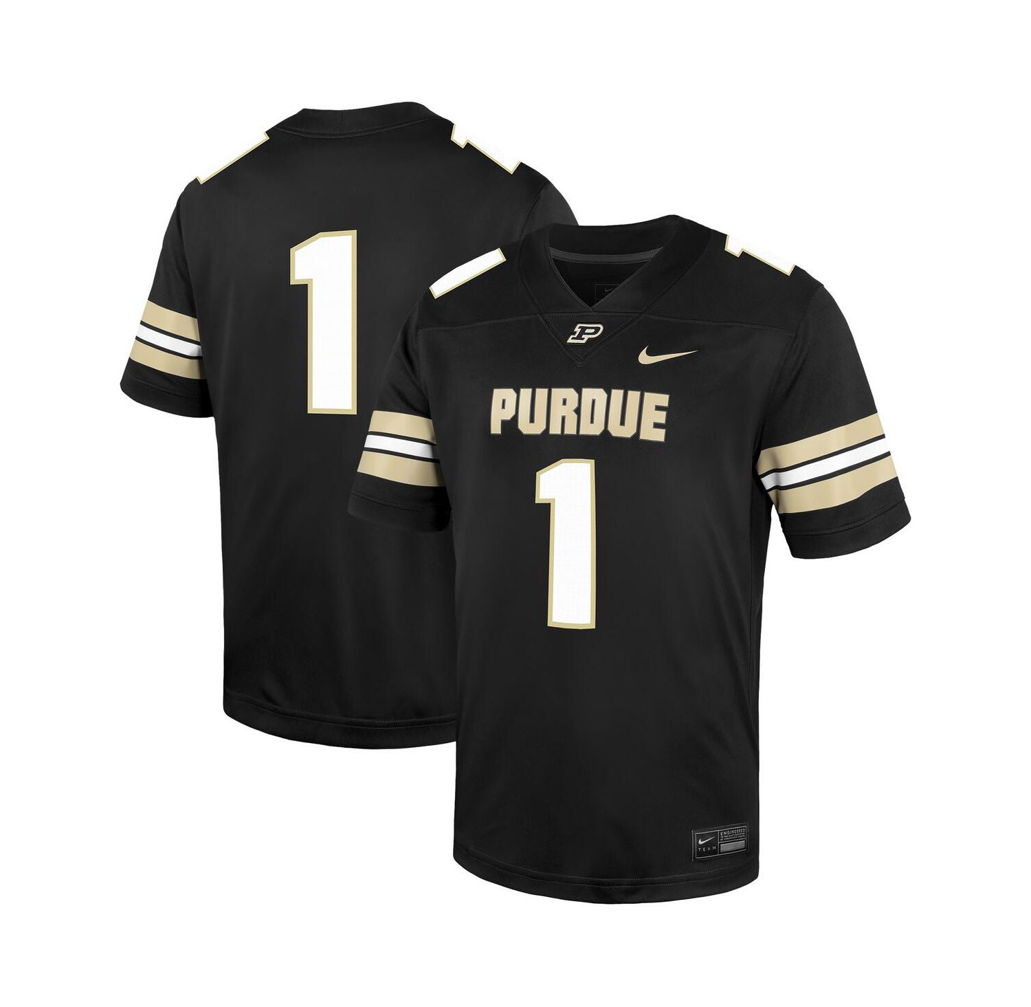 Men's Black Purdue Boilermakers Untouchable Replica Game Jersey