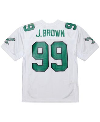 Men's&nbsp;Jerome Brown White Philadelphia Eagles 1991 Authentic Throwback Retired Player Jersey