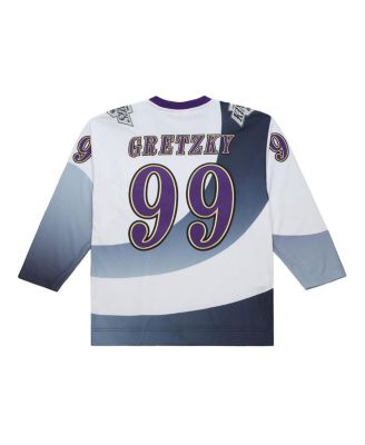 Men's&nbsp;Wayne Gretzky White Los Angeles Kings 1995-96 Power Play Jersey