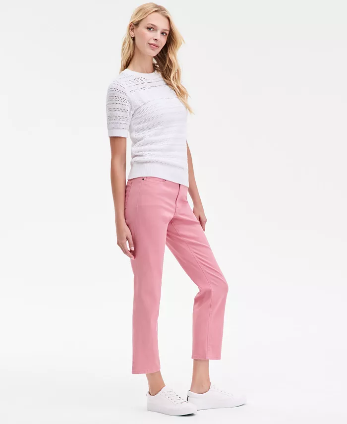 Women's Mid-Rise Bay Straight Jeans - thumbnail 2