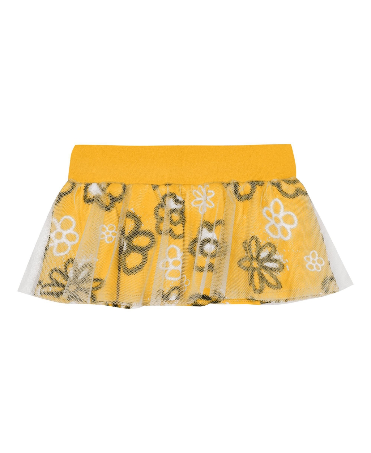 Outerstuff Baby Girls 2-piece Pittsburgh Steelers My Team Rocks Bodysuit And Skirt Set In Black