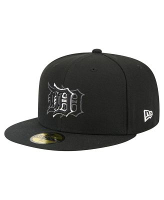 New Era - Men's Black Detroit Tigers Tri-Hit 59FIFTY Fitted Hat