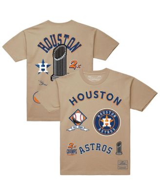 Mitchell & Ness - Men's&nbsp;Cream Houston Astros Legacy Defined T-Shirt