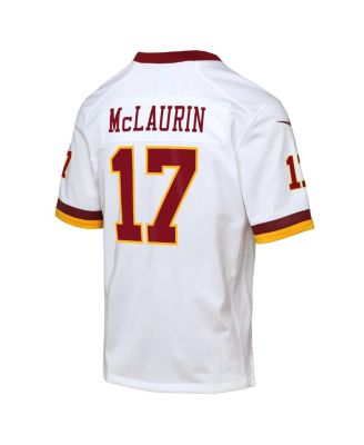 Big Boys and Girls Terry McLaurin White Washington Commanders Game Super Bowl Era Jersey