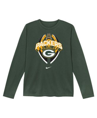 Toddler Green Bay Packers Primetime Legend Icon&nbsp;Long Sleeve Performance T-Shirt