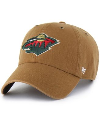 Carhartt x '47 - Men's Brown Minnesota Wild Clean Up Adjustable Hat
