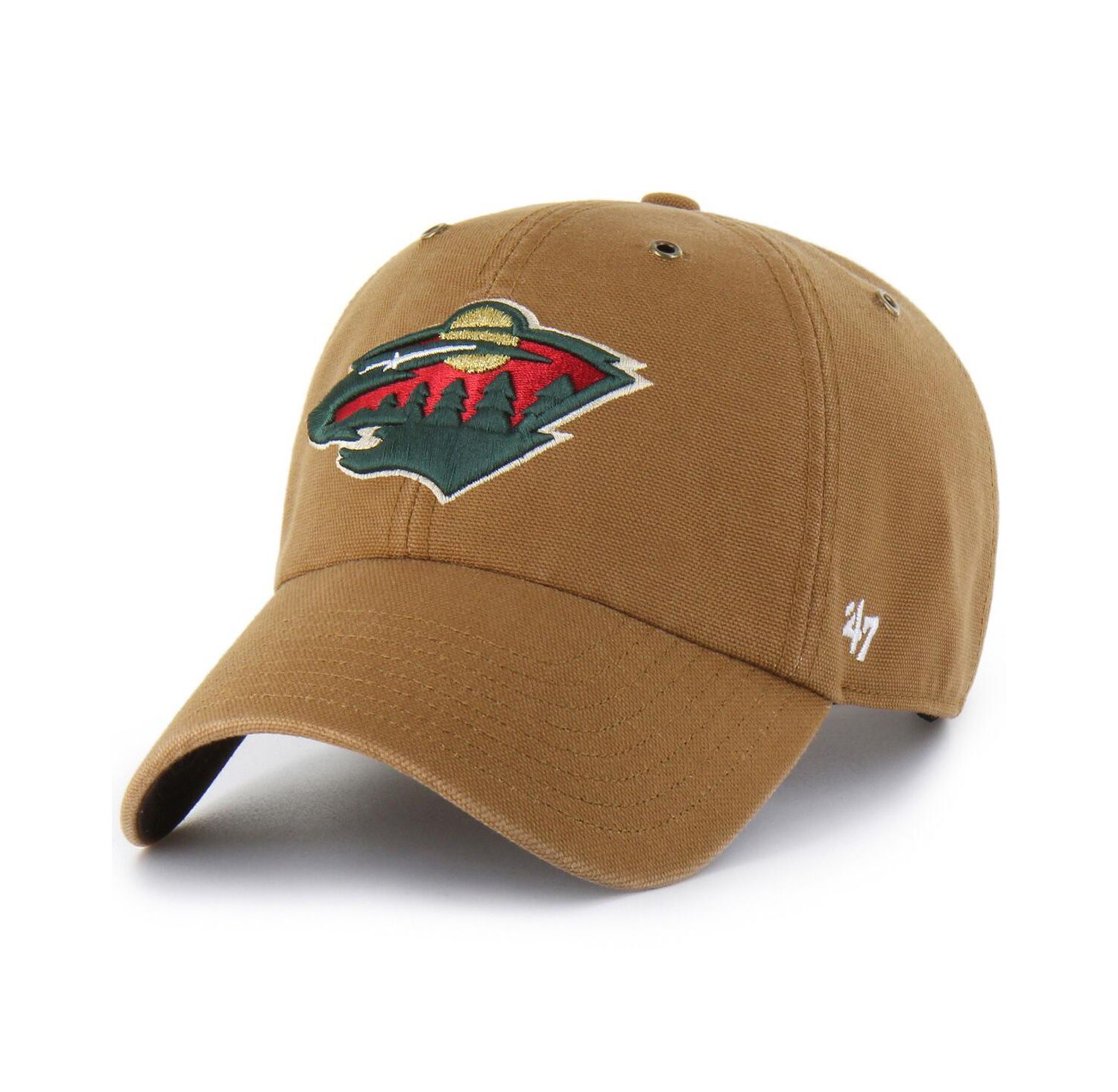 Carhartt x Men's Brown Minnesota Wild Clean Up Adjustable Hat