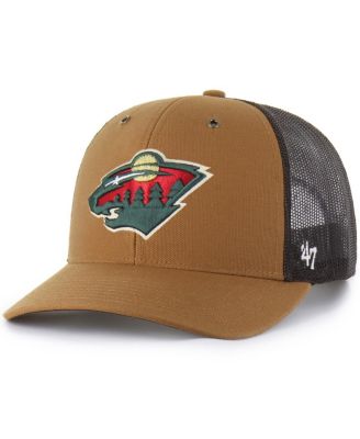 Carhartt x '47 - Men's Brown Minnesota Wild Trucker Adjustable Hat