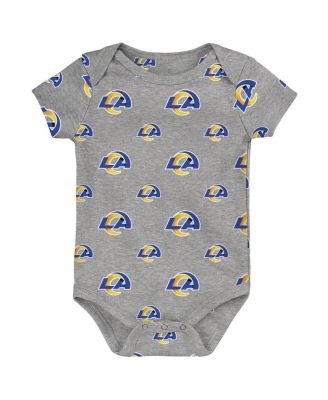 Newborn 3-Piece Los Angeles Rams Little Tike Bodysuit Set