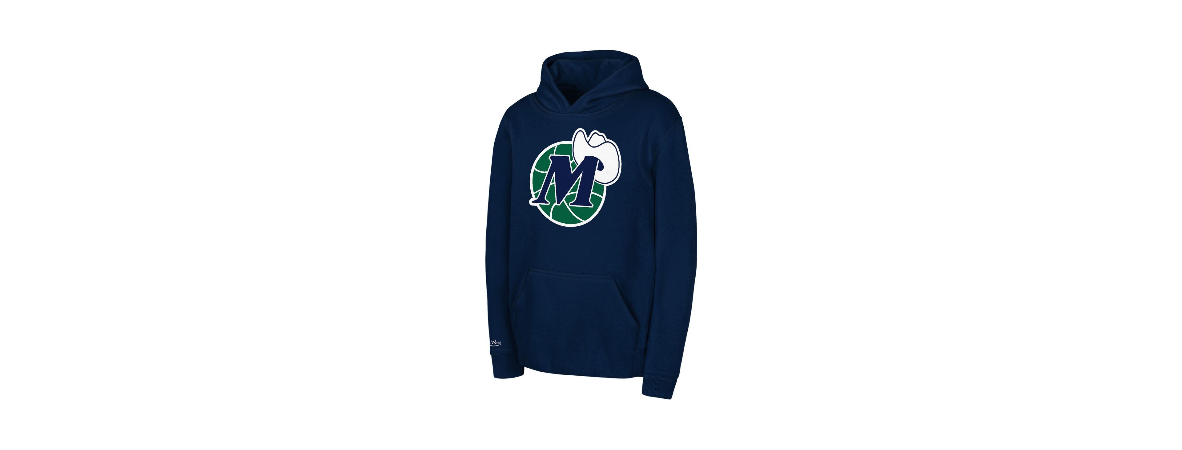 Mitchell & Ness Toddler Navy Dallas Mavericks Retro Logo Pullover Hoodie