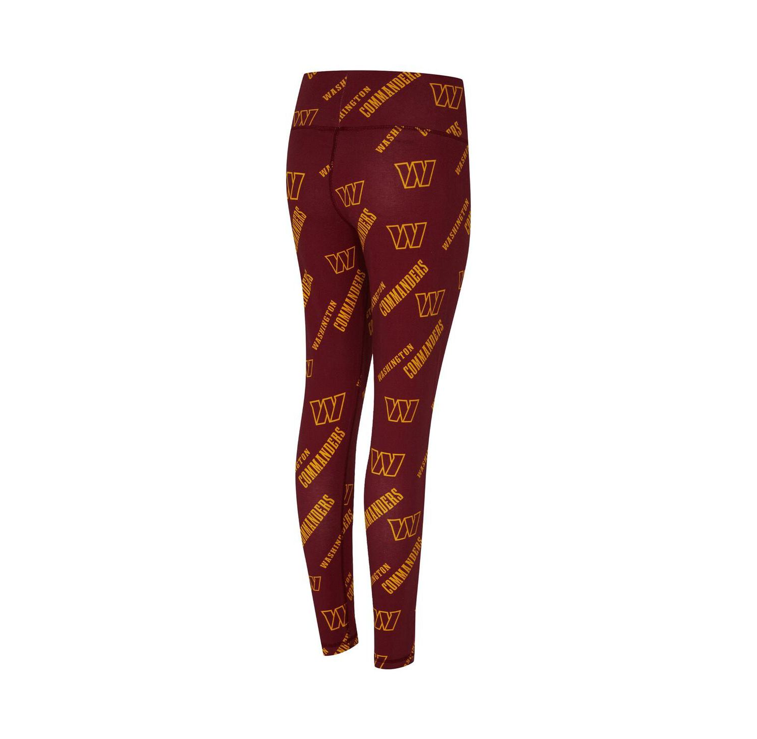 Women's Burgundy Washington Commanders Mosaic Allover Print Leggings