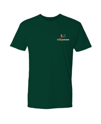 Men's Green Miami Hurricanes Repeat Poster T-Shirt