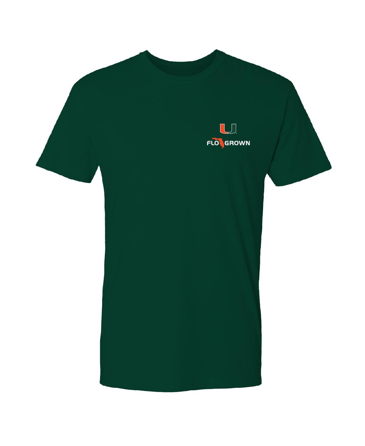 Flogrown Men's Green Miami Hurricanes Repeat Poster T-shirt In Green
