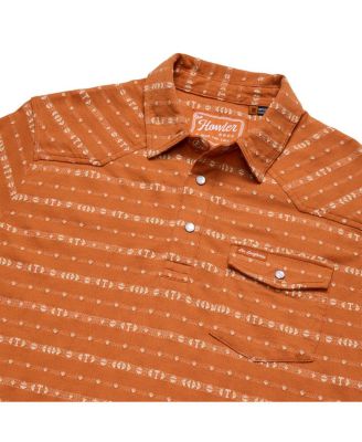 Men's Texas Orange Texas Longhorns Jacquard Ranchero Polo Shirt