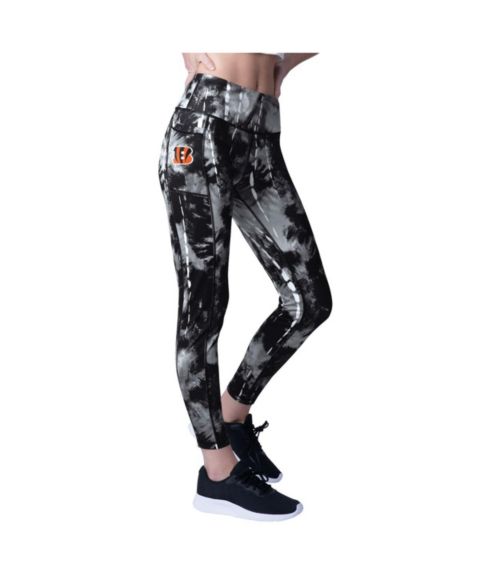 Женские леггинсы MSX by Michael Strahan Black Cincinnati Bengals Serena Tie-Dye
