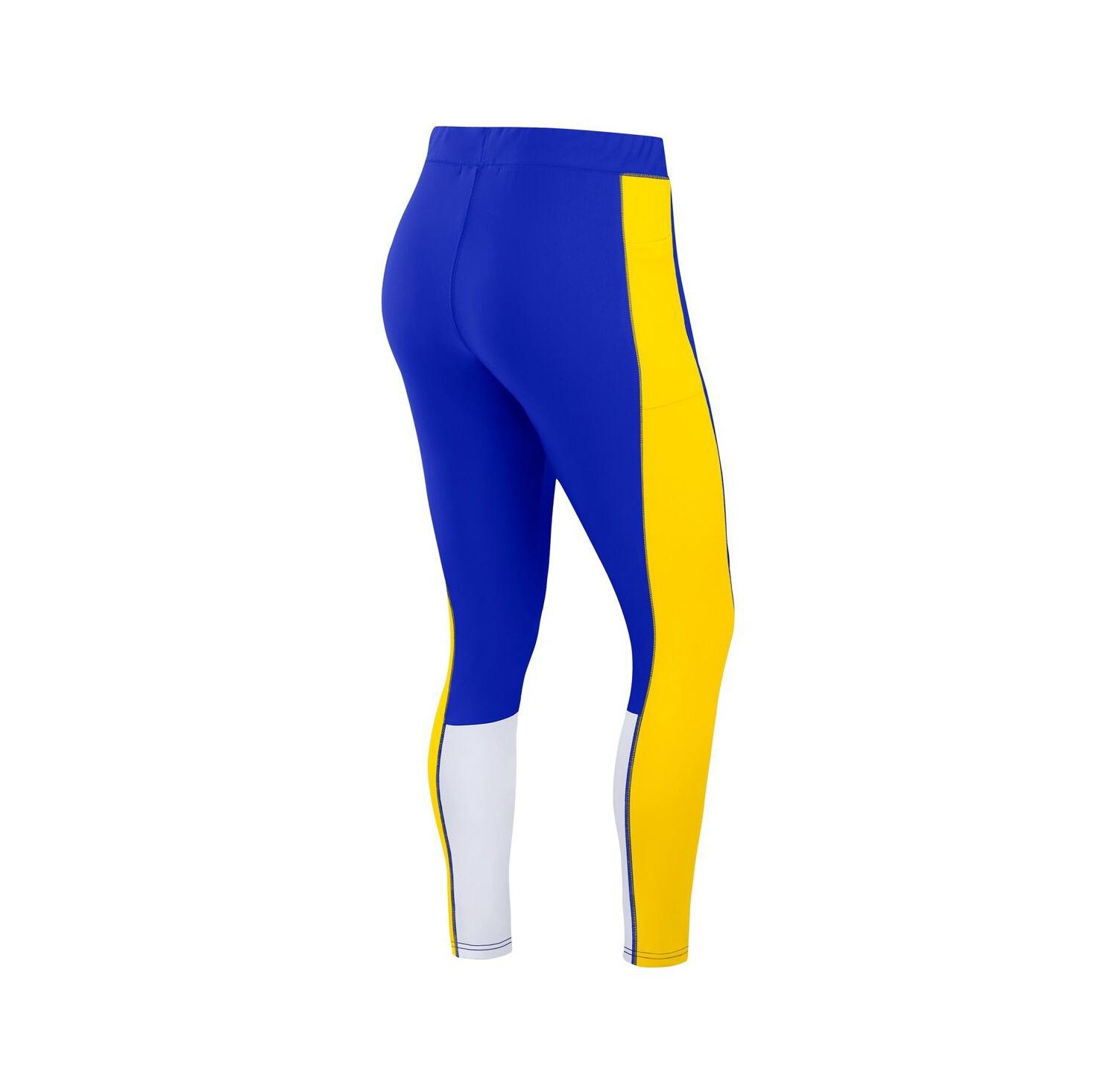 Women's Royal/Gold Los Angeles Rams Color-Block Leggings