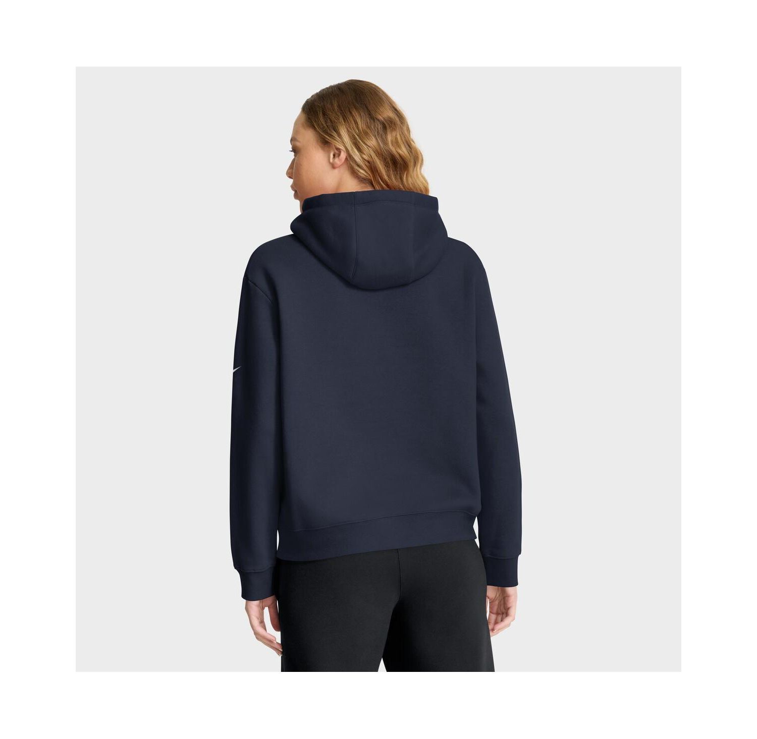 Women's Navy Chicago Bears Club Fleece Pullover Hoodie