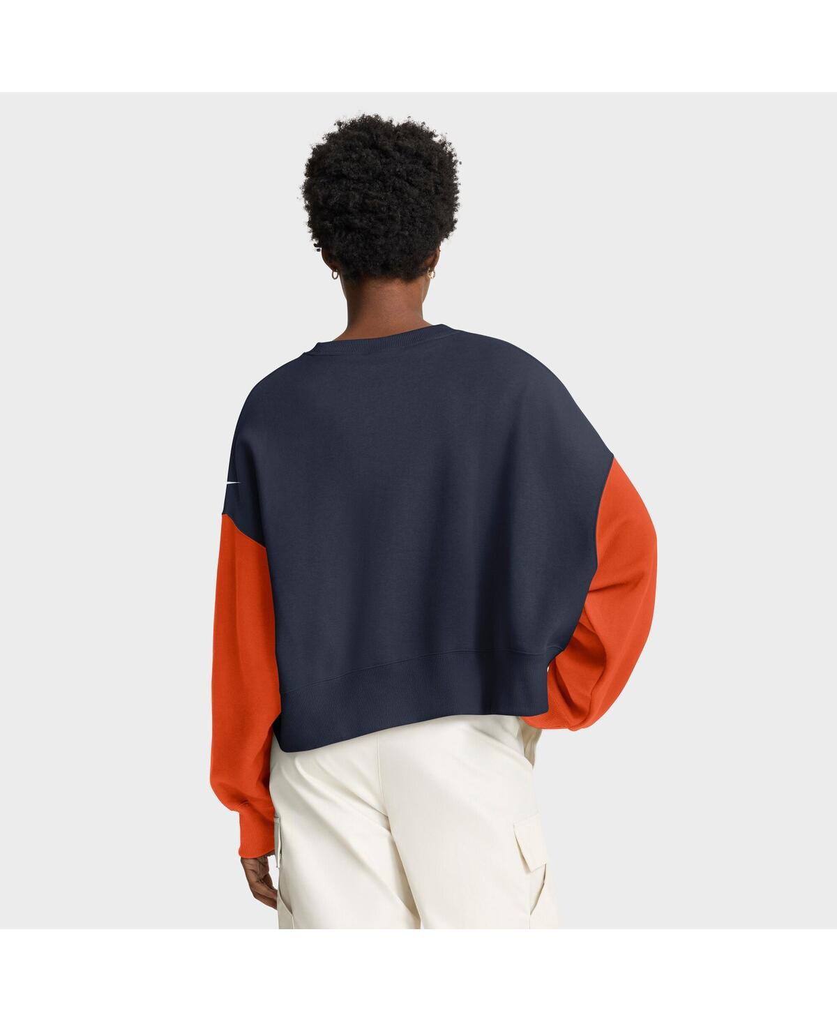 Nike Chicago Bears  Women's Nfl Pullover Crew In Blue