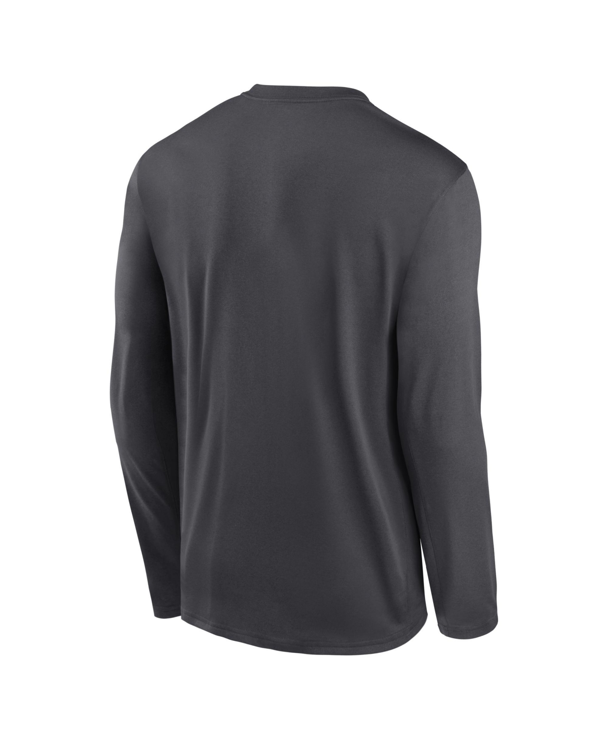 Nike Men's Anthracite Minnesota Vikings Primetime Legend Icon Performance Long Sleeve T-Shirt