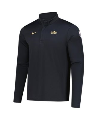 Men's Black Cleveland Cavaliers 2025/26 Authentic Coaches Quarter-Zip Dri-Fit Sweatshirt
