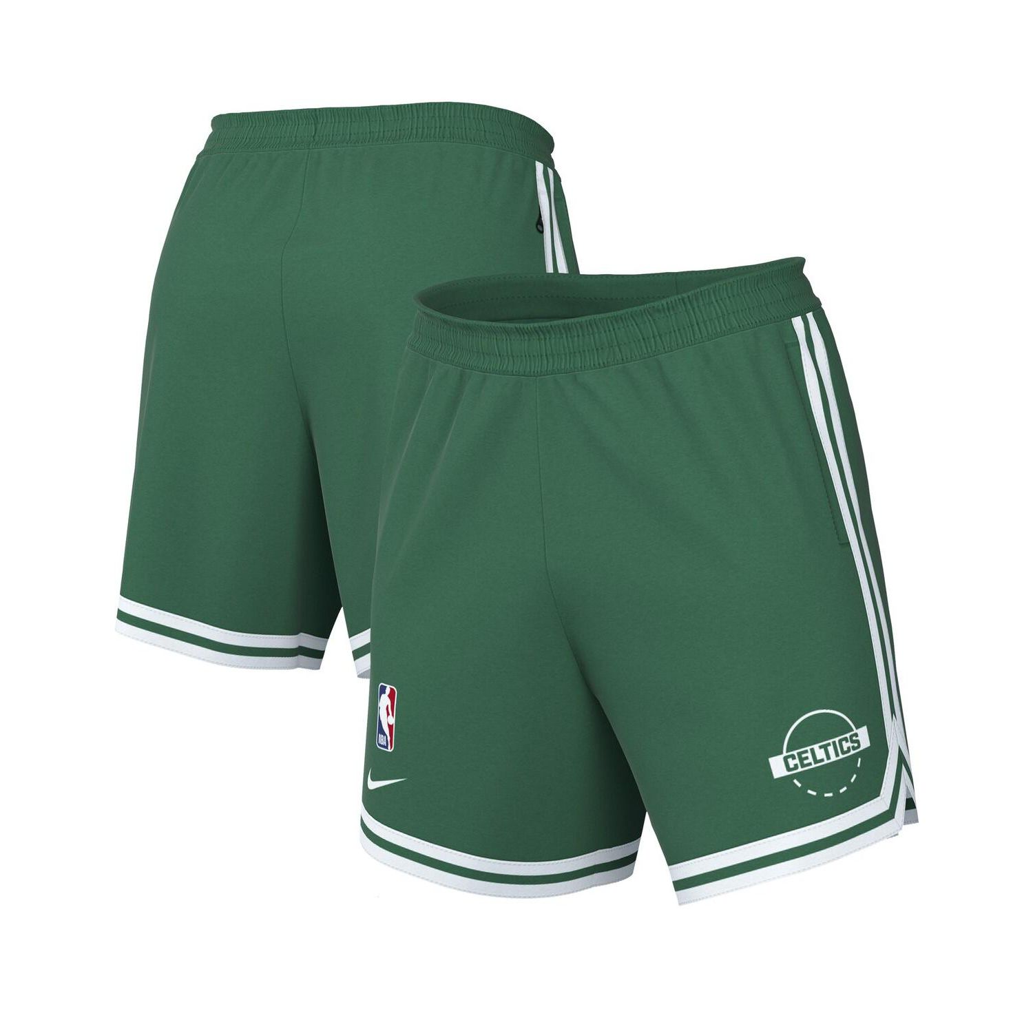 Men's Kelly Green Boston Celtics Authentic Practice DNA Woven Performance Shorts