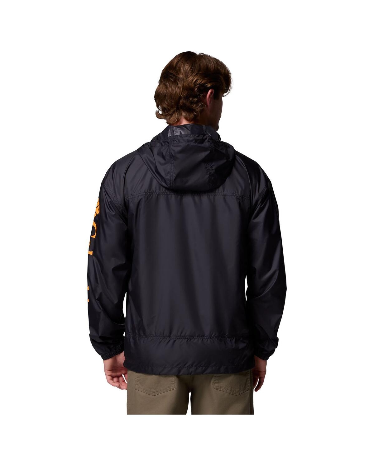 Columbia Men's Black Tennessee Volunteers Flash Challenger Ii Windbreaker Jacket