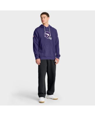 Men's Purple Minnesota Vikings Sideline Standard Issue Alt 2 Dri-FIT Hoodie