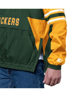 Men's Green Green Bay Packers Prospect Half-Zip Pullover