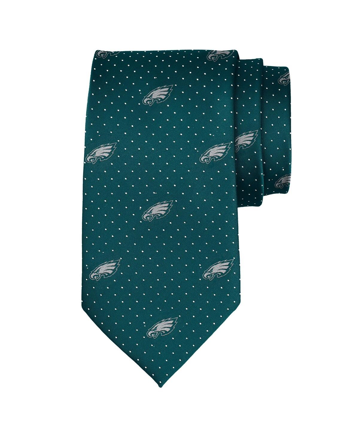 J. Palmer Men's Philadelphia Eagles Game Day Polka Dot Tie In Transparent