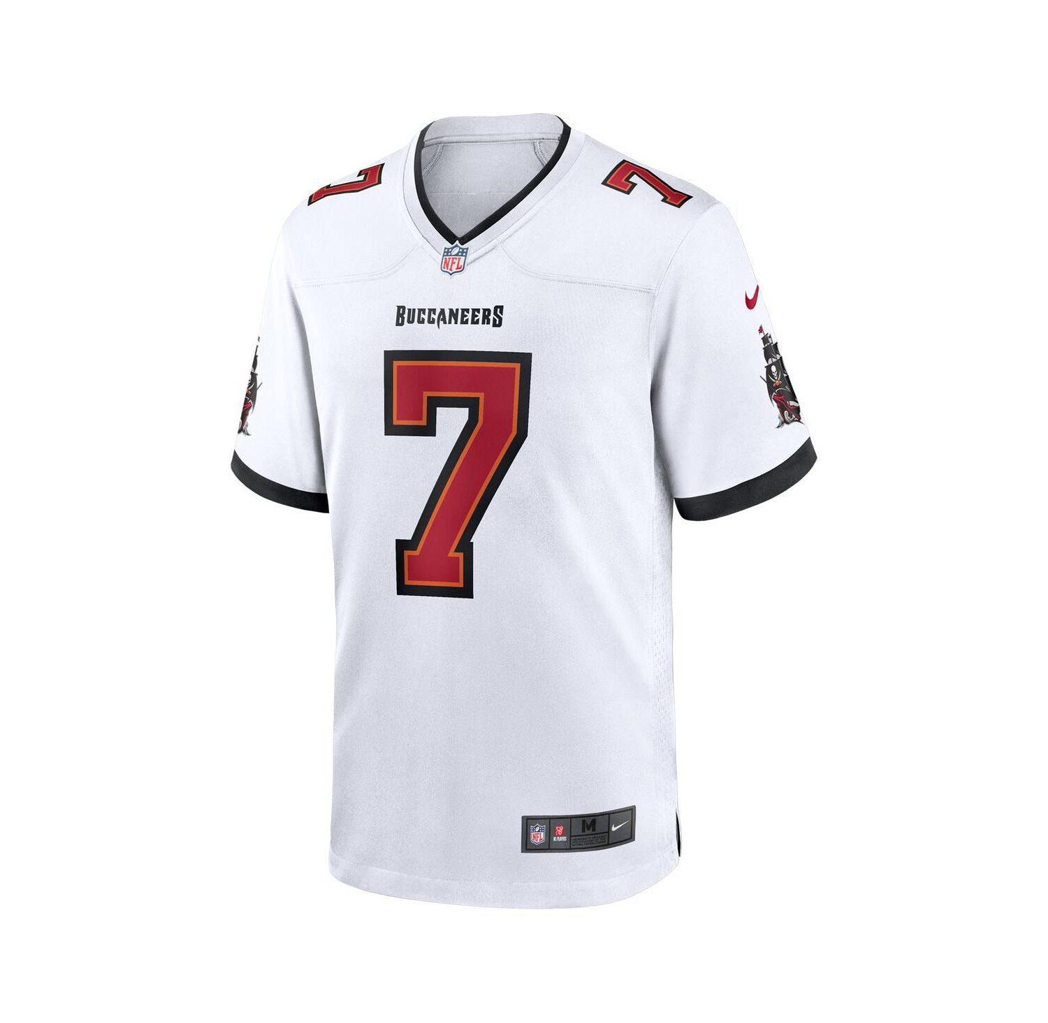 Men's Bucky Irving White Tampa Bay Buccaneers Game Jersey