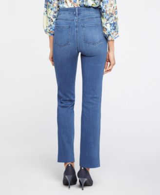 Petite Marilyn Straight Leg High Rise Jeans