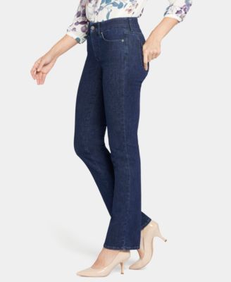 Petite Marilyn High Rise Straight Leg Jeans