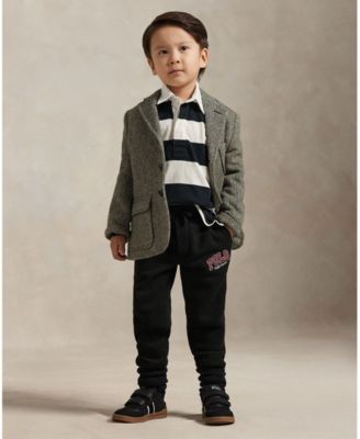 Boys' 2T-7 Striped Rugby T-Shirt