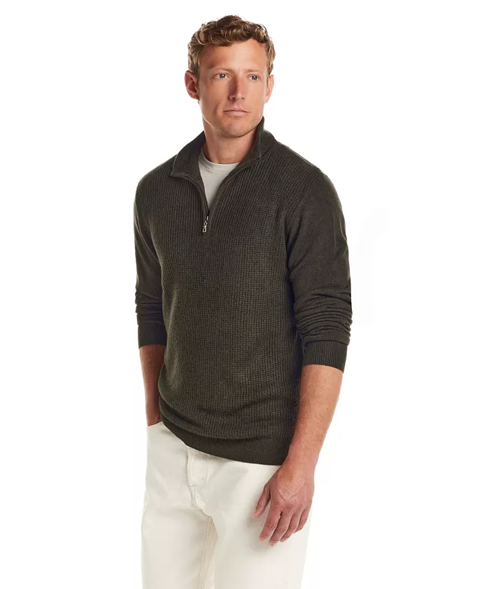 Men's Textured Quarter-Zip Sweater - thumbnail 6