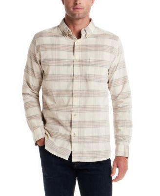 Men's Plaid Corduroy Shirt