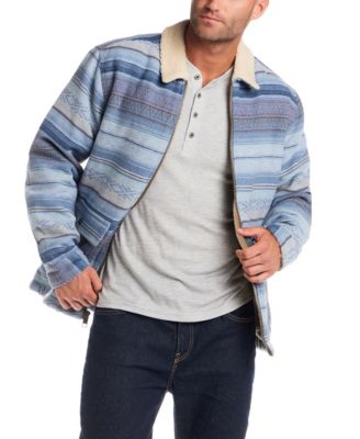 Men's Berber Lined Zip Front Rancher Jacket