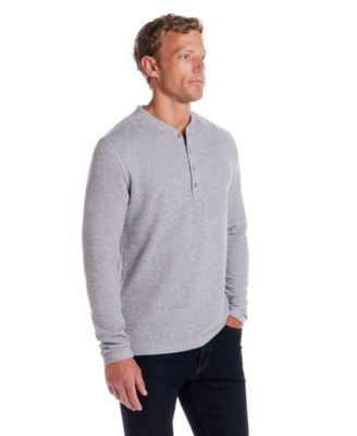 Men's Mixy Knit Henley Neck Shirt