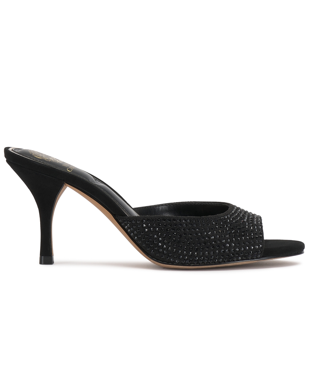 Vince Camuto Prynn Crystal Sandal In Black