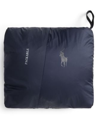 Men's Big & Tall Packable Mock Neck Jacket