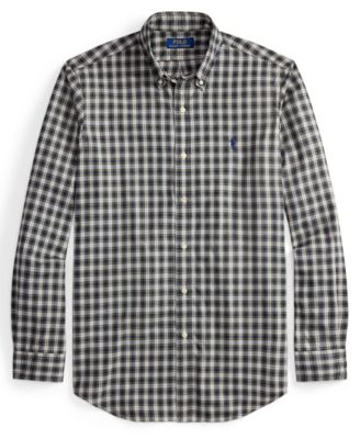 Men's Classic-Fit Plaid Twill Shirt 