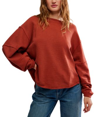Women's Total Eclipse Ribbed Dolman-Sleeve T-Shirt