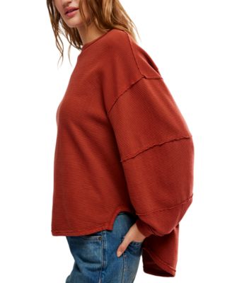 Women's Total Eclipse Ribbed Dolman-Sleeve T-Shirt