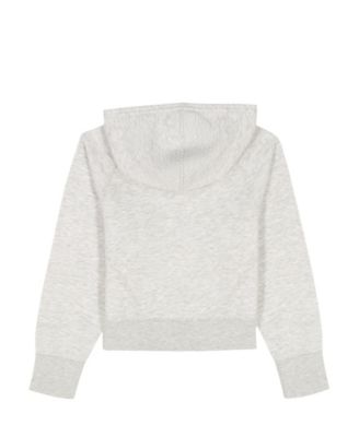 Girls' 7-16 Popover Seamed Long-Sleeve Hoodie