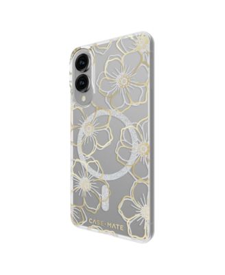 Floral Gems Case with Magnet for Samsung Galaxy S25 Edge