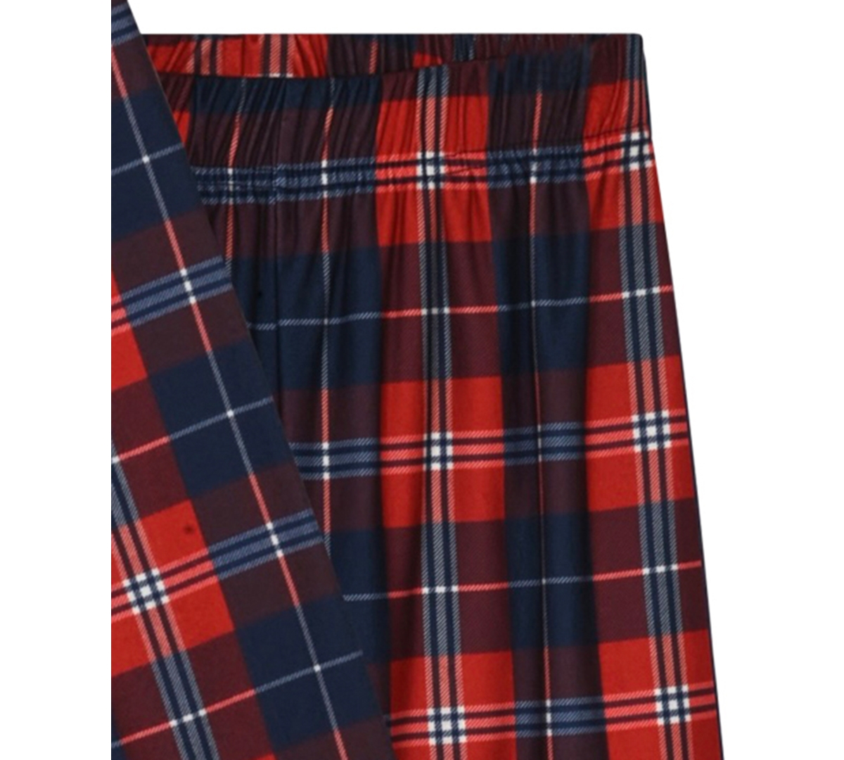 Max & Olivia Boys 4-20 2-piece Plaid Pajama Shirt And Pants Set In Red