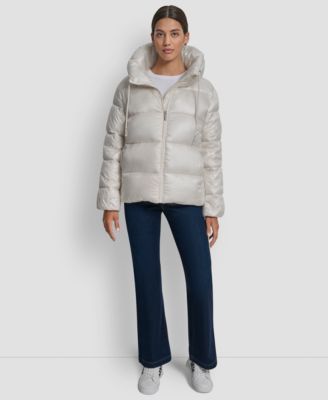 Women's Long Sleeve Quilted Puffer Jacket