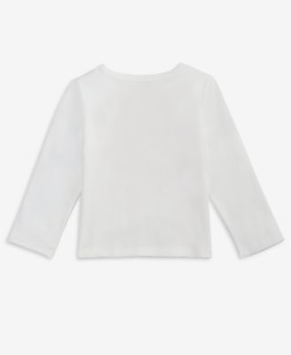 Baby Girls Poodle Long-Sleeve T-Shirt, Macy's Exclusive 