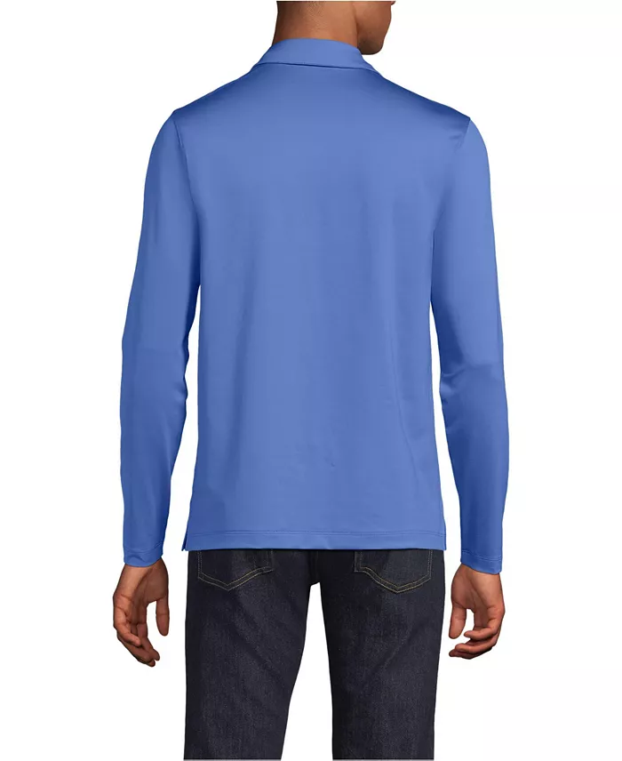 Men's Rapid Dry Long Sleeve Modern Fit Polo - thumbnail 6