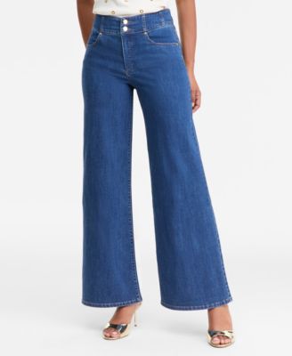 Women's High-Rise Wide-Leg Jeans, Macy's Exclusive
